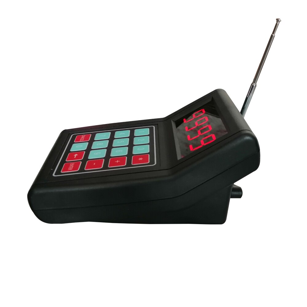 Wireless Paging System Keypad for Restaurant Kitchen Coffee Waiter Shop Long Distance Antenna Keyboard Transmitter Pager