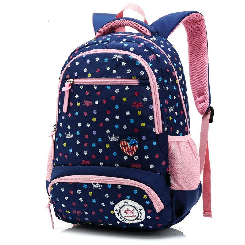 Kinderen School Tassen voor vrouwen kids Mooie Orthopedische Student Rugzakken Tieners Meisjes Jongen School Rugzak tas Mochila: small blue