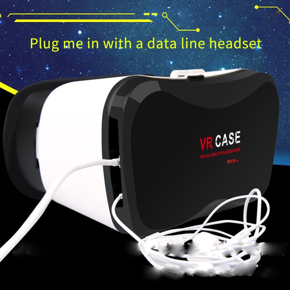ONLENY VR Headset - Cardboard 3D Glasses for 4-6.3 inch Smartphones - Immersive Virtual Reality