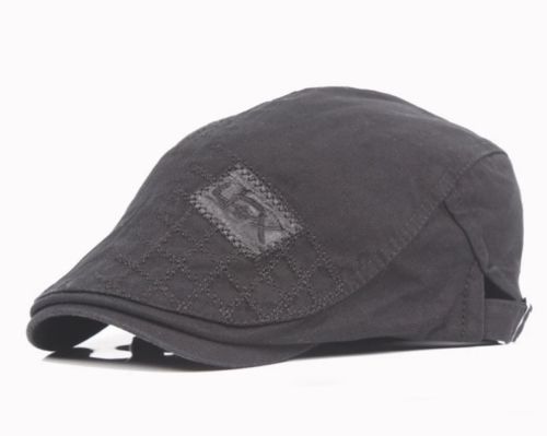 Gorra de algodón clásico para hombre, gorra Newsboy, gorra para conducir al sol, boina plana para caballero