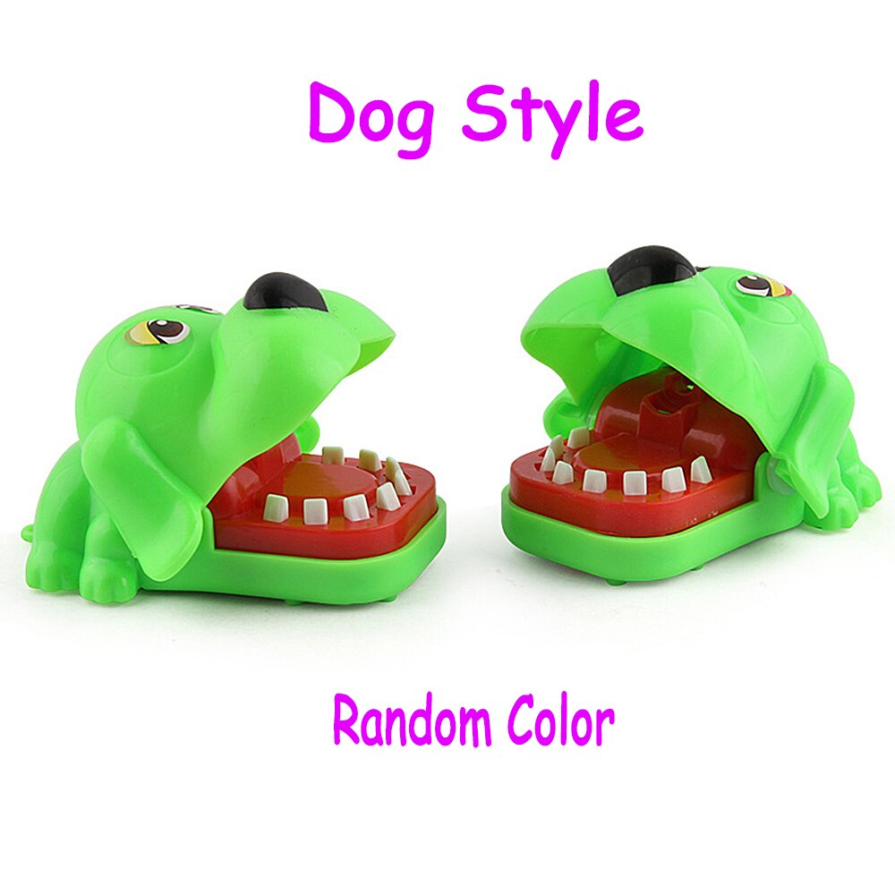 Baby Speelgoed Krokodil Grappen Mouth Tandarts Bite Finger Game Joke Grappige Krokodil Stress Relief Speelgoed Halloween Kinderen Speelgoed Antistress: Dog Style