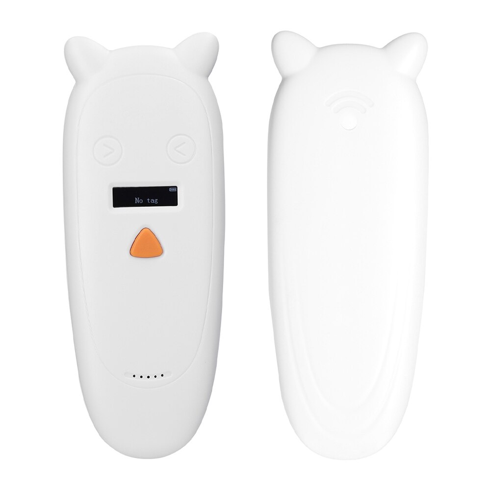 Handheld Animal Pet ID Chip Digital Scanner Rechargable Dog Cat 134.2KHz Identification Tag Card Reader Chip with OLED Display