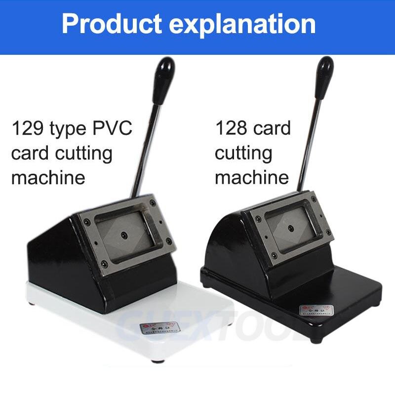 Máquina de corte de tarjetas de PVC pesado, cortador de tarjetas de visita, punzonadora de tarjeta de filete de cuerno cuadrado, herramientas de corte de 90x55/86x54/88x60MM