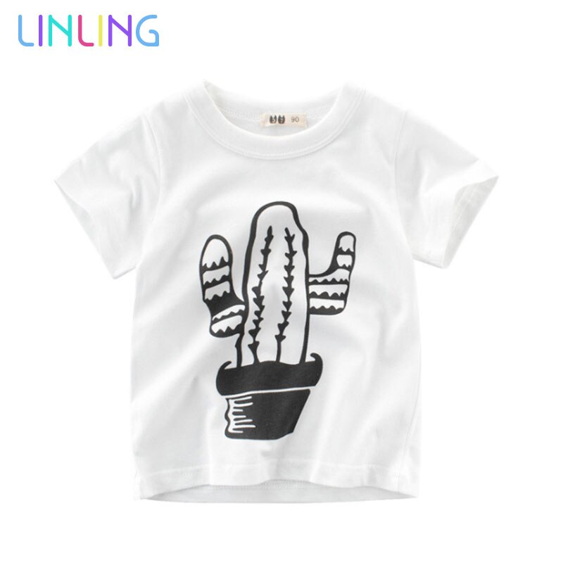 Enfants T-shirt dessin animé impression coton t-shirts été T-shirt garçon vêtements garçons à manches courtes enfants Teeskids T-shirt garçon: White / 3T