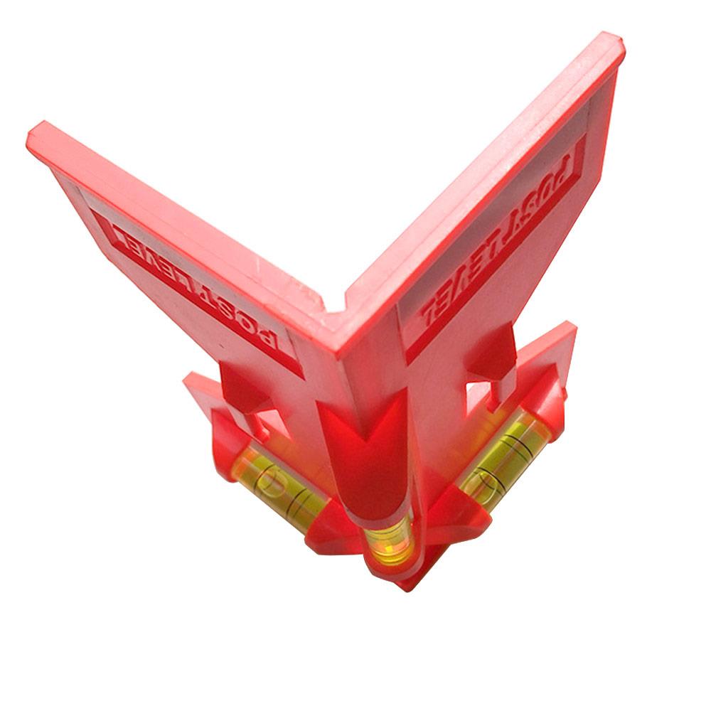 Sturdy ABS Measuring Ruler Angle Ruler Student Measure Construction Site Metalworking Practical Red Tool Significant Moment