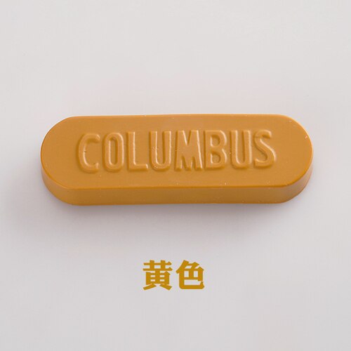 Japan Imported COLUMBUS Columbus Leather Edge Wax Grinding Edge Wax Leather Edge Polishing Leather Production leather paint: yellow