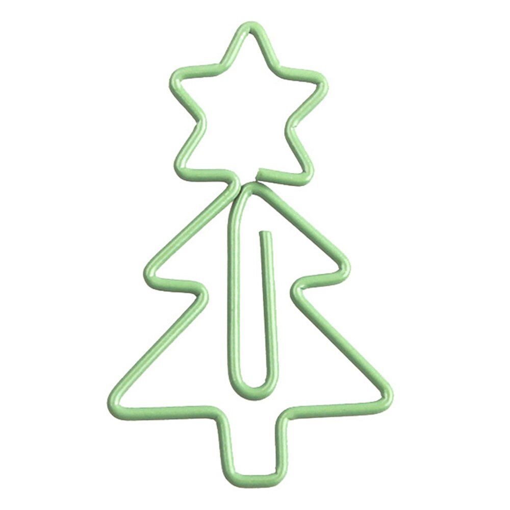 1 Box Metal Paper Clip Cutes Clip Tree Shaped Clip for Man Woman Office Home: Default Title