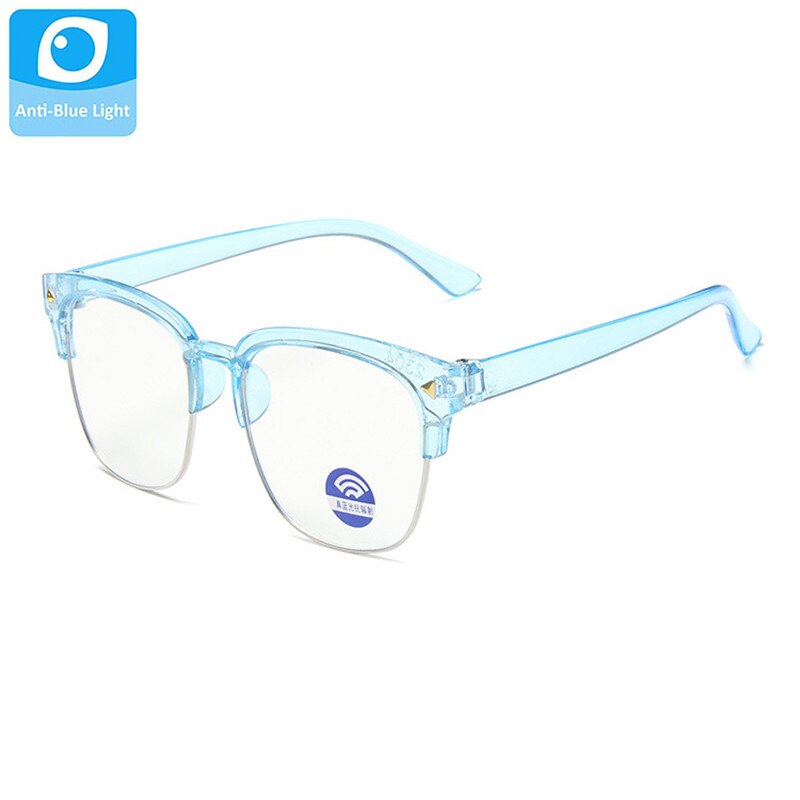 Anti-blå lys briller børnefarver børn briller piger briller drenge briller børn  uv400 gafas de sol: Blå