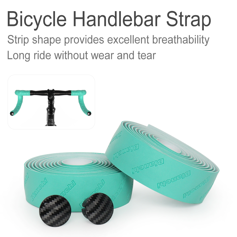 BIANCHI PU+EVA Fietsstuurriem Antislip Schokabsorberende Slijtvaste Fietsaccessoires