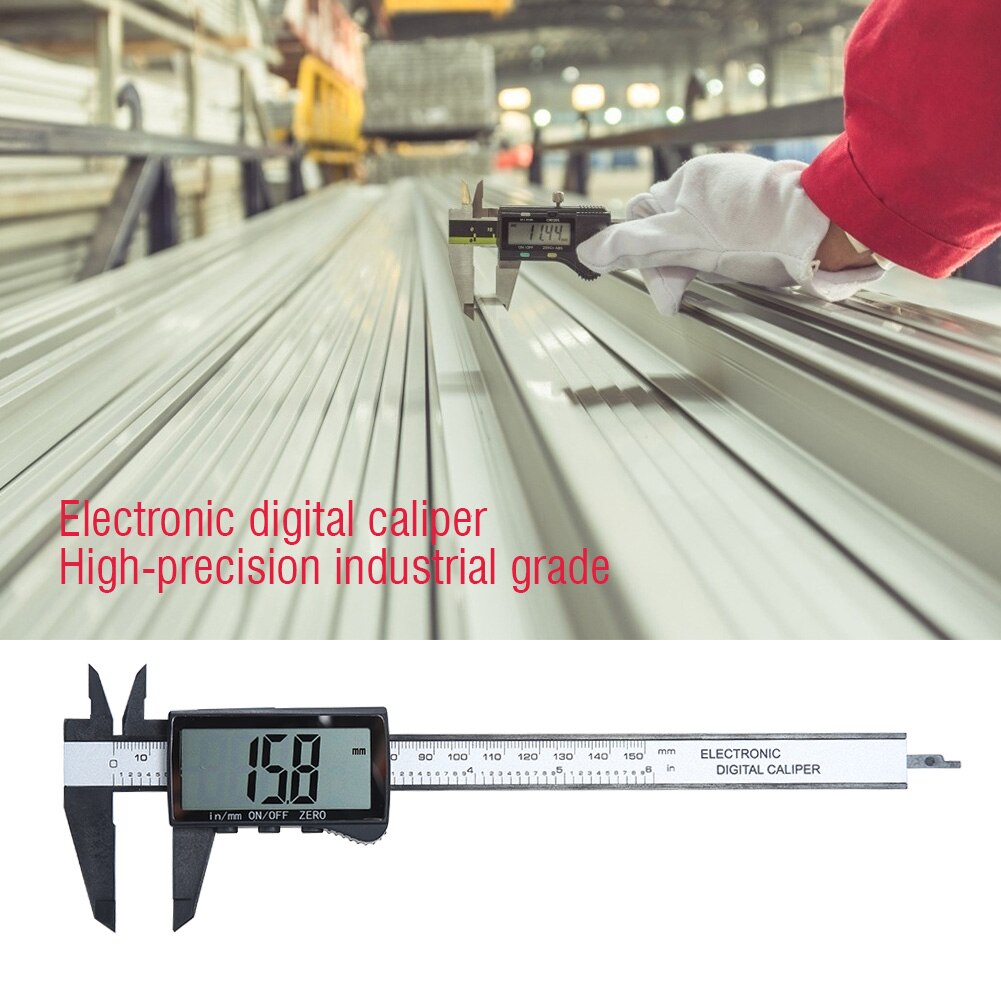 Digital Caliper Electronic Vernier Caliper 100mm Calliper Micrometer Digital Ruler Measuring Tool 150mm 0.1mm