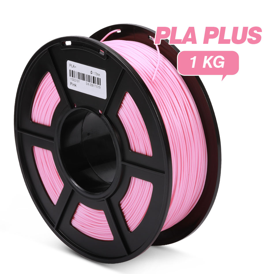 SUNLU PLA PLUS Filament 1.75 mm 1kg High Quantity 3D Printing Filaments For 3d Printer PLA +: PLA PLUS-PINK