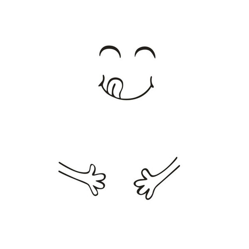 ✅køleskabsmagnet magnet køleskab sødt klistermærke køleskab glad lækkert ansigt køkken køleskab wallstickers kunst søde smiley wallstickers: -en
