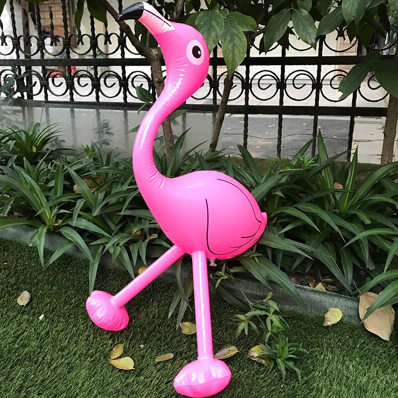 2 stks/partij Zwembad of strand party met plastic Opblaasbare Flamingo speelgoed voor gebruik in en uit het water grappig kinderen speelgoed