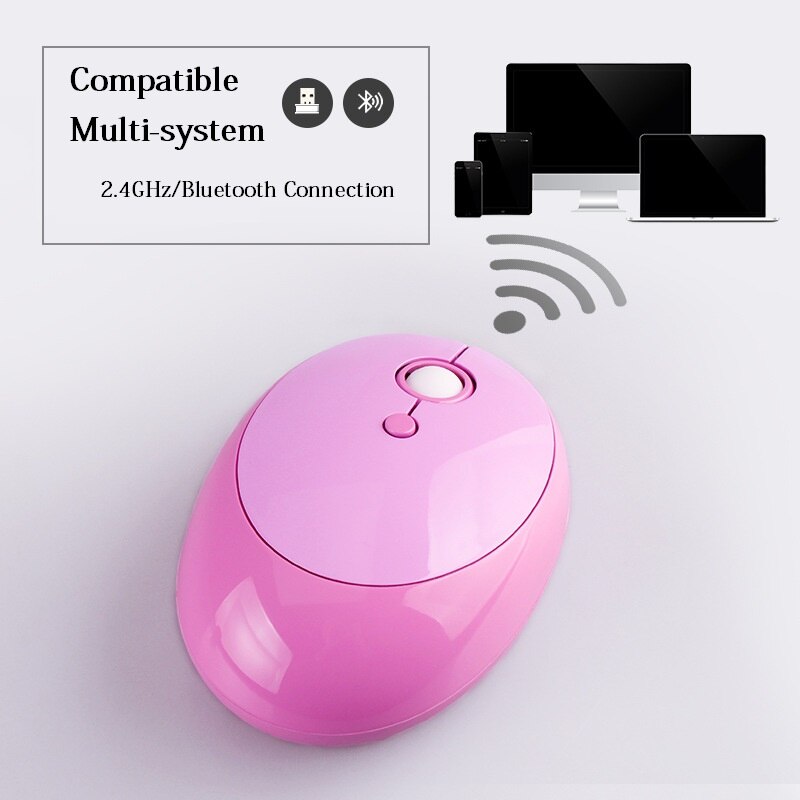 Bluetooth-compatible 3.0 Connection Wireless Mouse for Moffi Keyboard 1600DPI Control with Colorful Optional