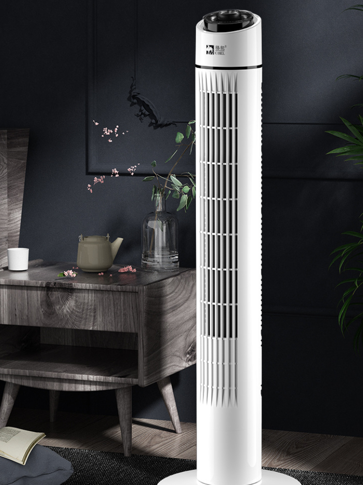 Turm-Bodenventilator mit 3 sanften Modi, leiser, energieeffizienter oszillierender Ventilator, schützendes Gitter-Drehknopf für Wohnheimzimmer
