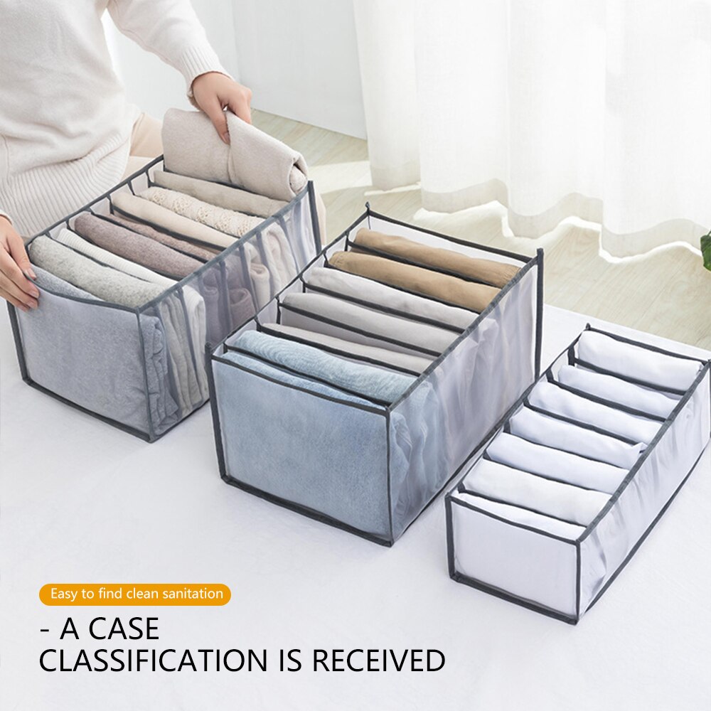 1PC Home Closet Organizer Voor Ondergoed Sok Kast Divider Opbergdoos Organizer voor kleding Opvouwbare Lade Organizer