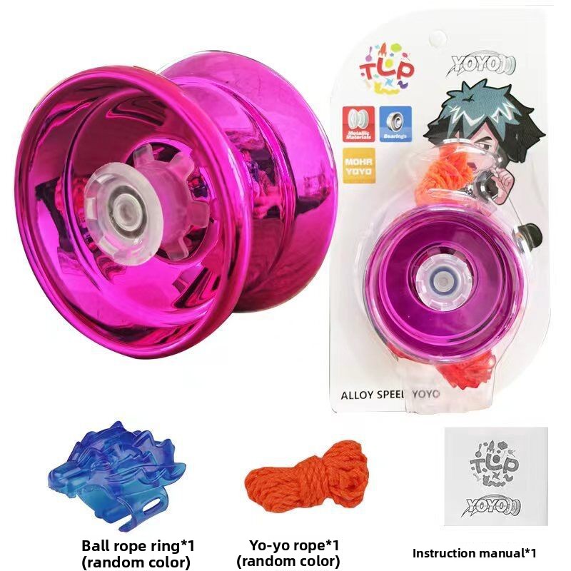 1 set di palline Yoyo professionali per giocare con le dita, dal design elegante, per principianti, idee regalo, leggere e facili da trasportare: verde