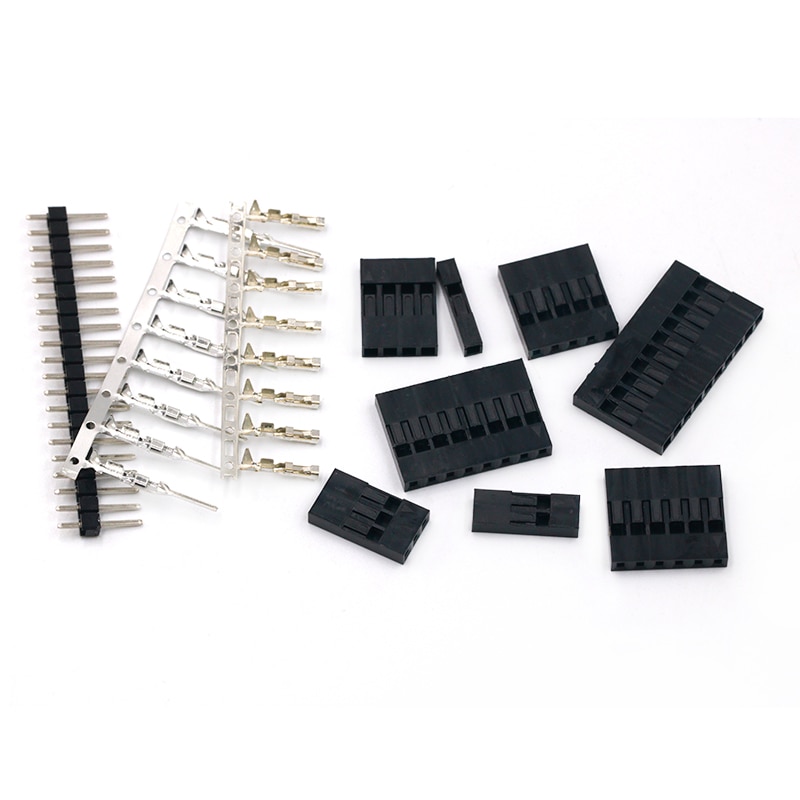 1450Pcs/Set 2.54mm Dupont Connector Kit PCB Headers Male Female Pins Electronics