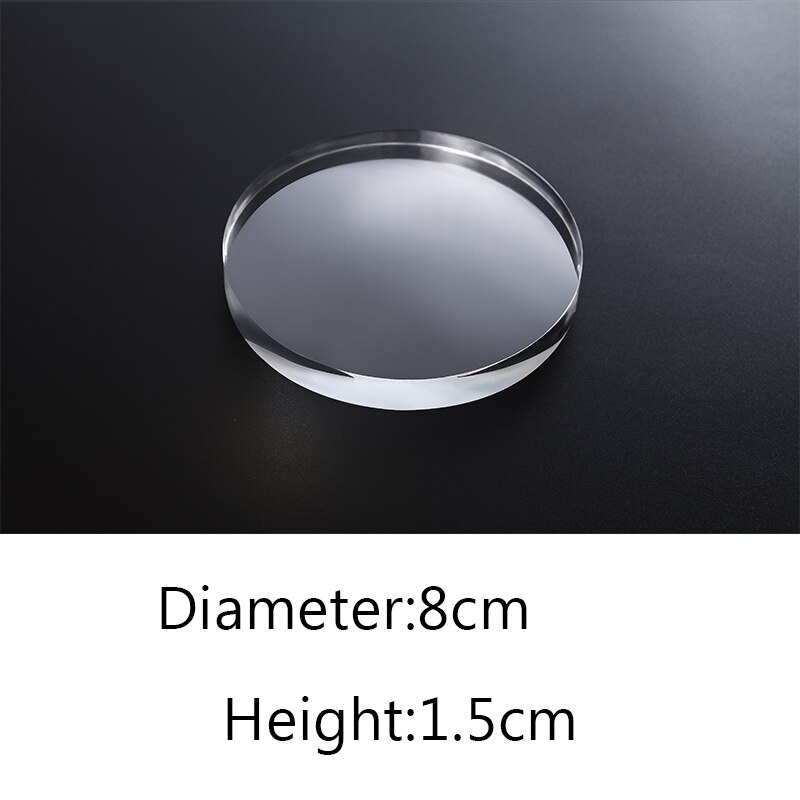 Transparent Acrylic Geometric Photo backdrop Props Cube Cuboid Cylindrical Glass Ball Photography Background Plate Decoration