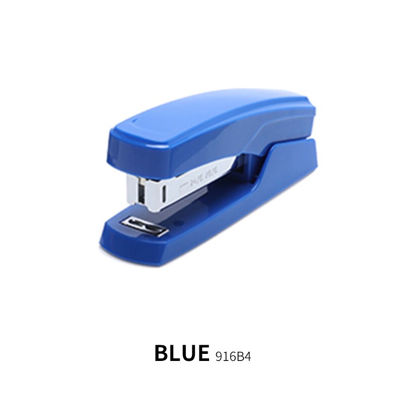 M&amp;amp;G Multi Effortless Stapler Paper Book Binding Stapling Machine School Office Supplies Stationery Accessories Staples: 916B4 1PC Blue