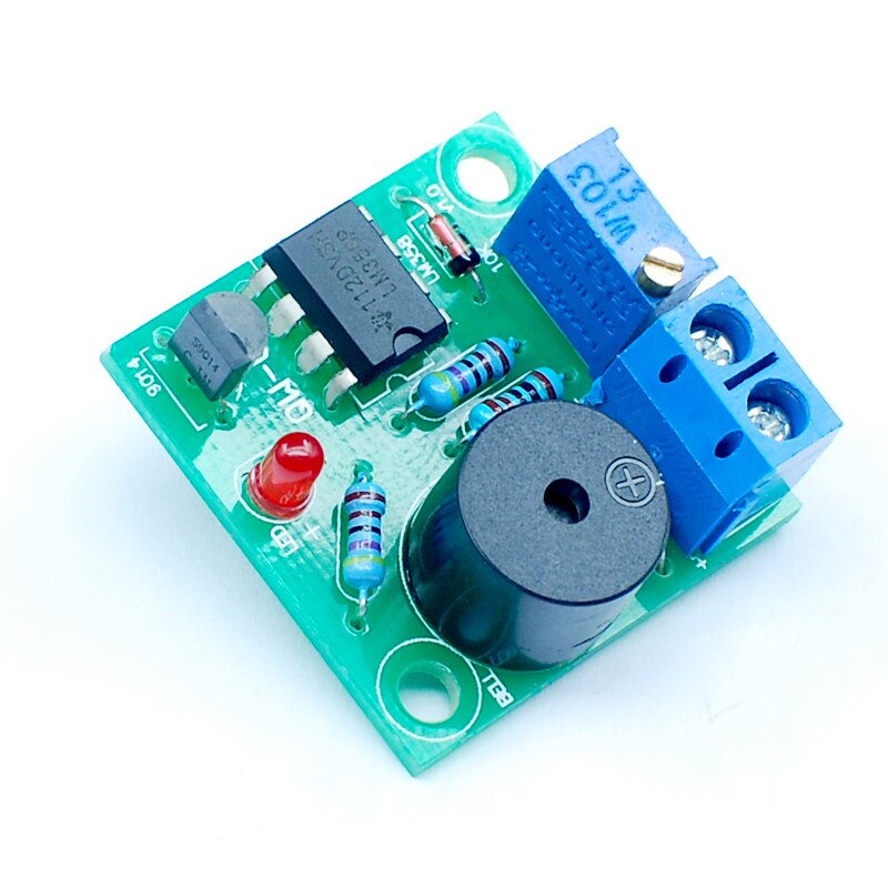 Module d'alarme de batterie faible CIRMECH module de protection de batterie alarme sonore et lumineuse kit de bricolage capteur de protection basse tension