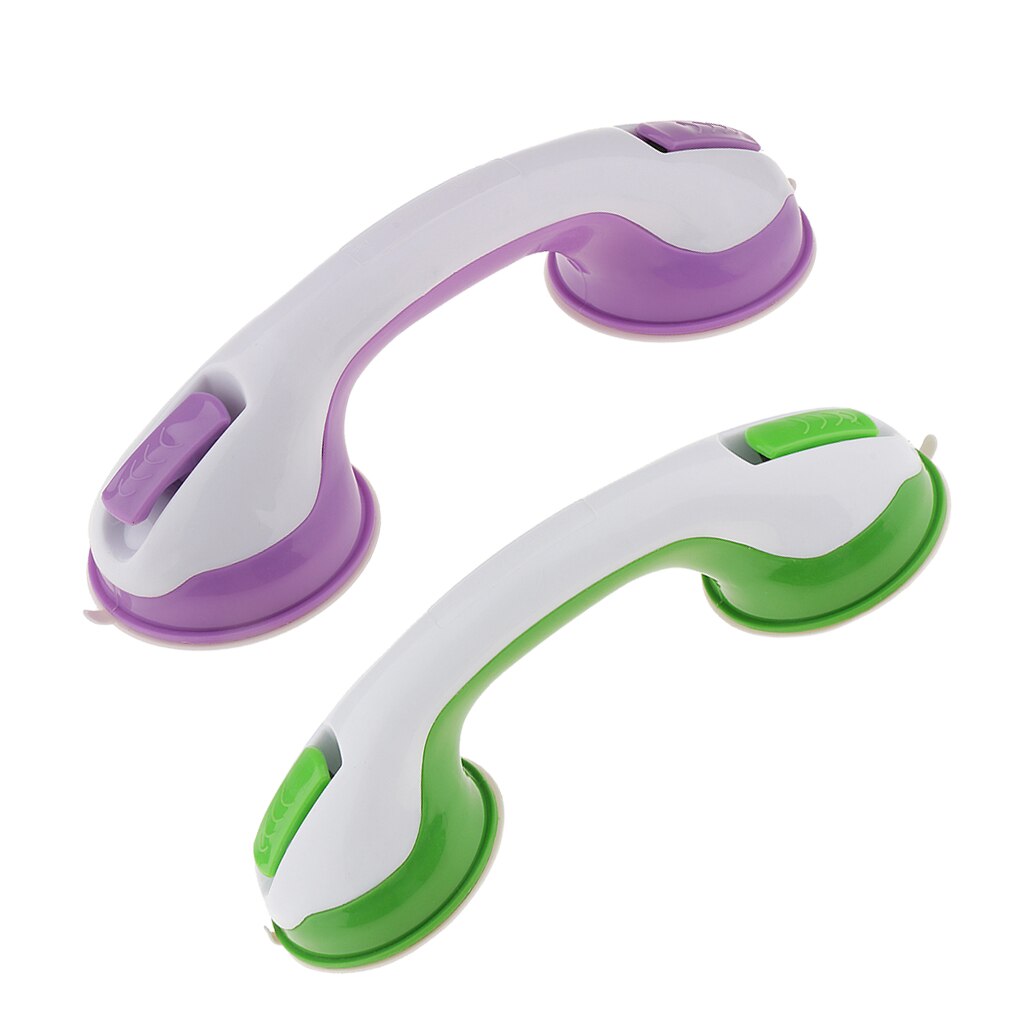 Paquet de 2 rails de baignoire d'aspiration-Rail de sécurité pour baignoire de salle de bain pour personnes âgées, âgées, handicapées et handicapées-Support de bain de balustrade