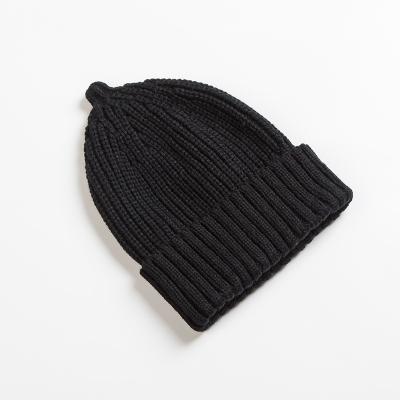 Cokk sød hue kvinder efterår vinter hue strikkede huer til kvinder piger motorhjelm tyk varme hue hue kvinde gorro: Sort