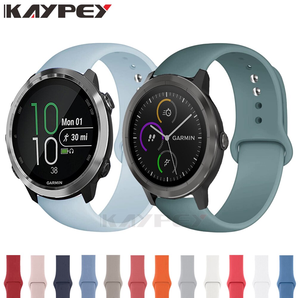 Pasek z miękkiego silikonu dla Garmin Vivoactive 3 HR Venu część wymienna inteligentnego zegarka bransoletka sportowa dla garmin forerunner 645 zespół muzyczny