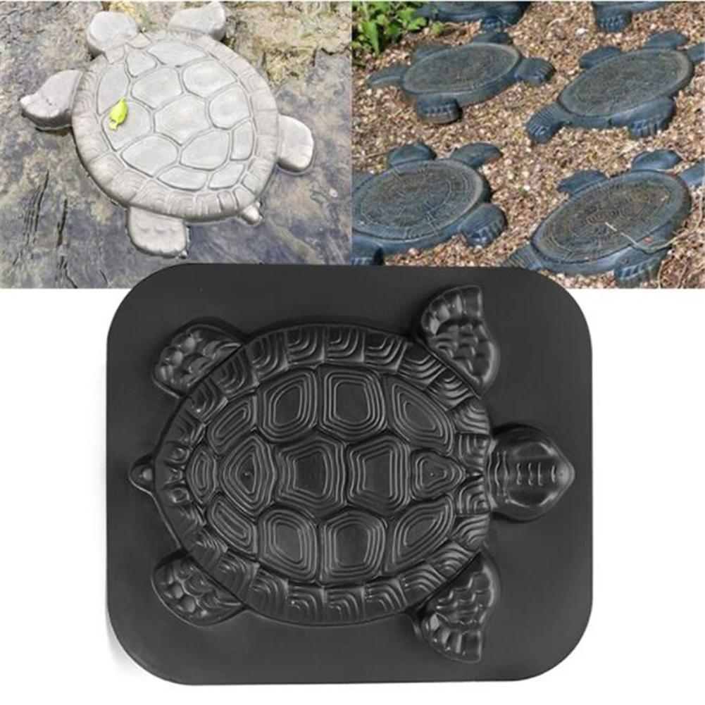 Tortoise Path Maker Mold Garden Path Stone Molds Concrete Cement Mould Pavement Mold ABS Plastic Garden Decoration