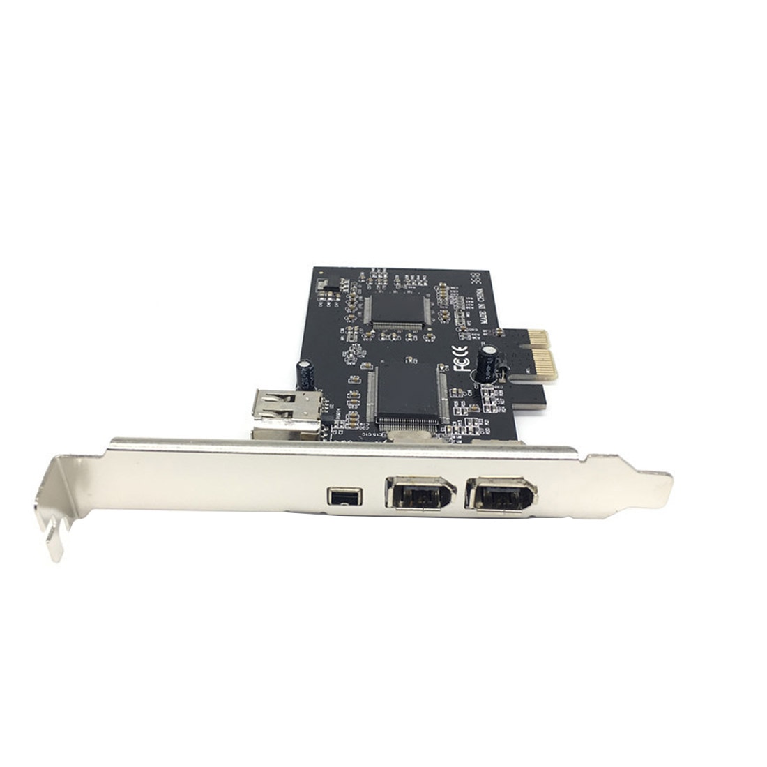 XT-XINTE PCIe 3 Port 1394A Firewire Expansion PCI Express to IEEE 1394 Adapter Controller 2 x 6 Pin And 1 x 4 Pin For Desktop