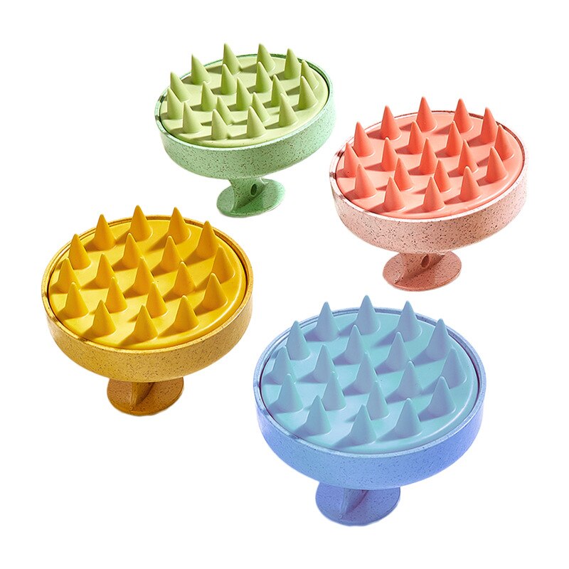Silicone Head Scalp Massage Comb Shampoo Brush Hair Washing Comb Bath Shower Brush Hair Salon Hairdressing Tool