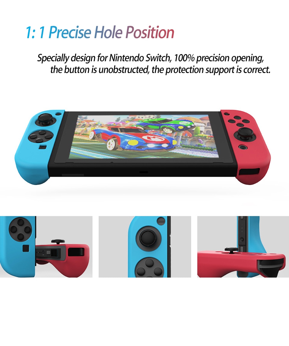 Custodia in silicone Analogico pollice bastone presa per Nintend Interruttore Gioia con controllore per L'interruttore Nintendo NS Interruttore Joycon presa Accessori