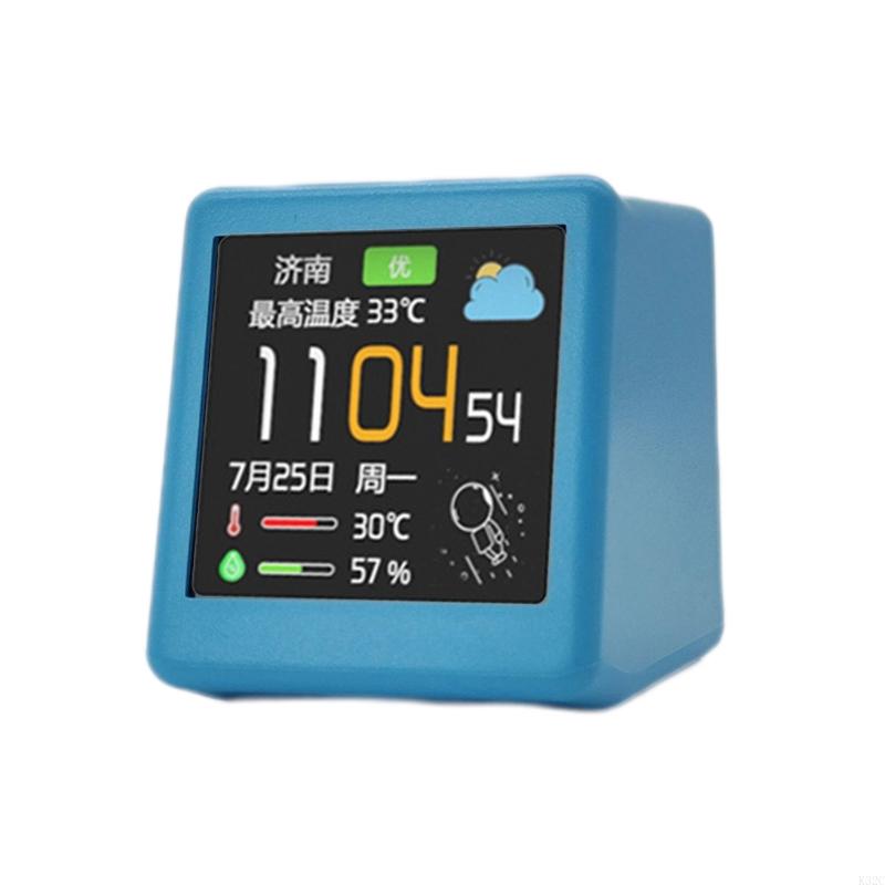 K32C WIFI Intelligent Desk Clock 1.54" Digital LCD Screen Clock Home Tabletop Decor