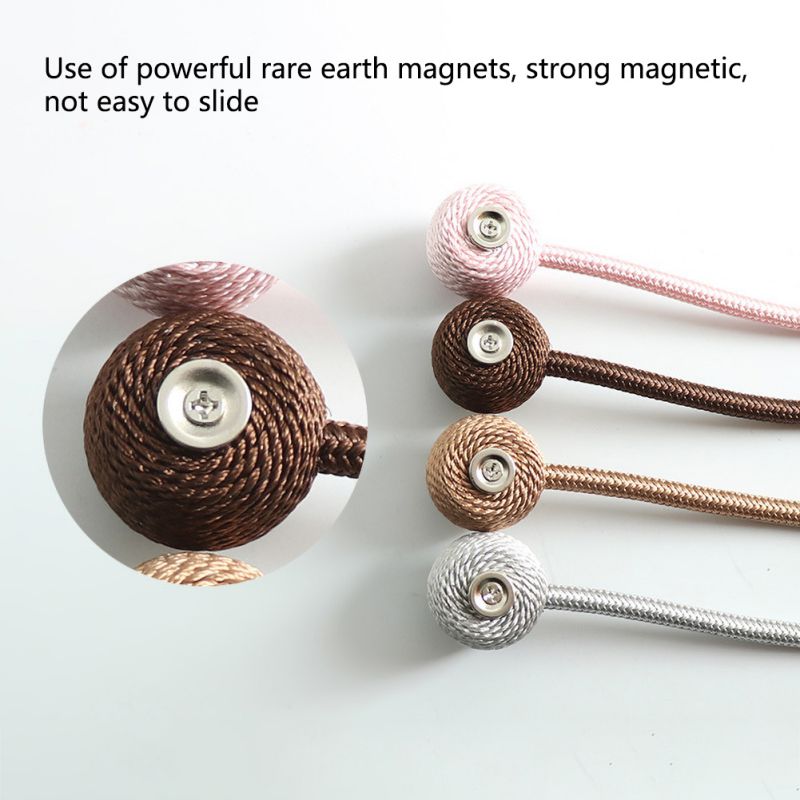 Magnetische Bal Gordijn Tiebacks Vastzetmogelijkheden Terugloopsper Gesp Clips Accessoire Gordijn Staven Accessoires 2 Stuks
