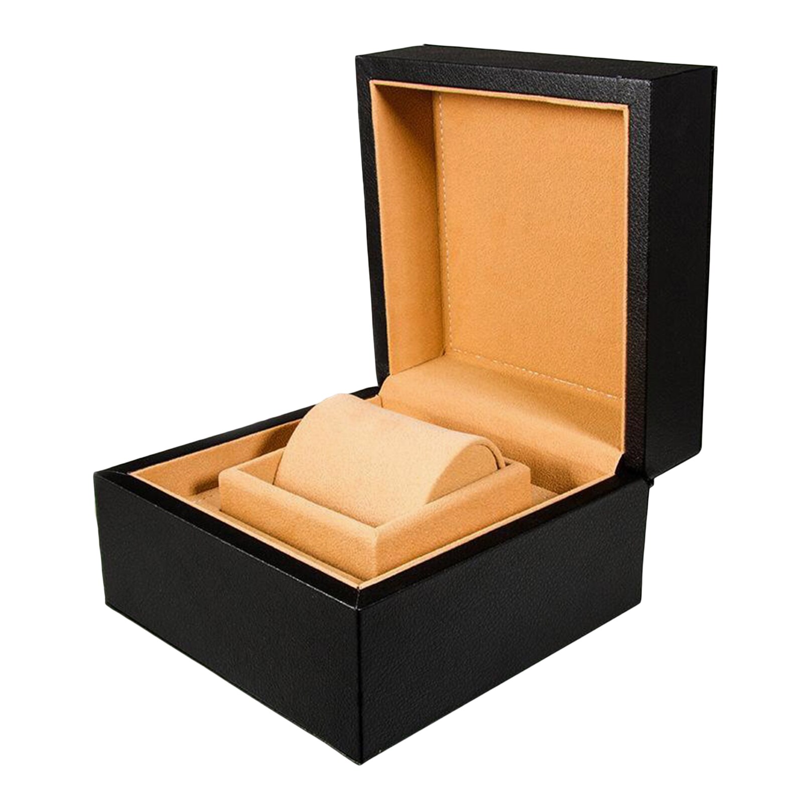 Single Slot Houten Horloge Case Box Sieraden Organizer Opslag Armband Horloge Doos