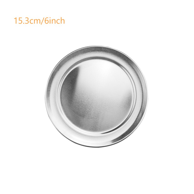 6/8/10/12/14/16 Inch Aluminum Pizza Pan Wide Rim Round Pizza Oven/Baking Tray Reusable Non Stick Baking Sheet Pizza Tray 039: Aluminum 6 inch