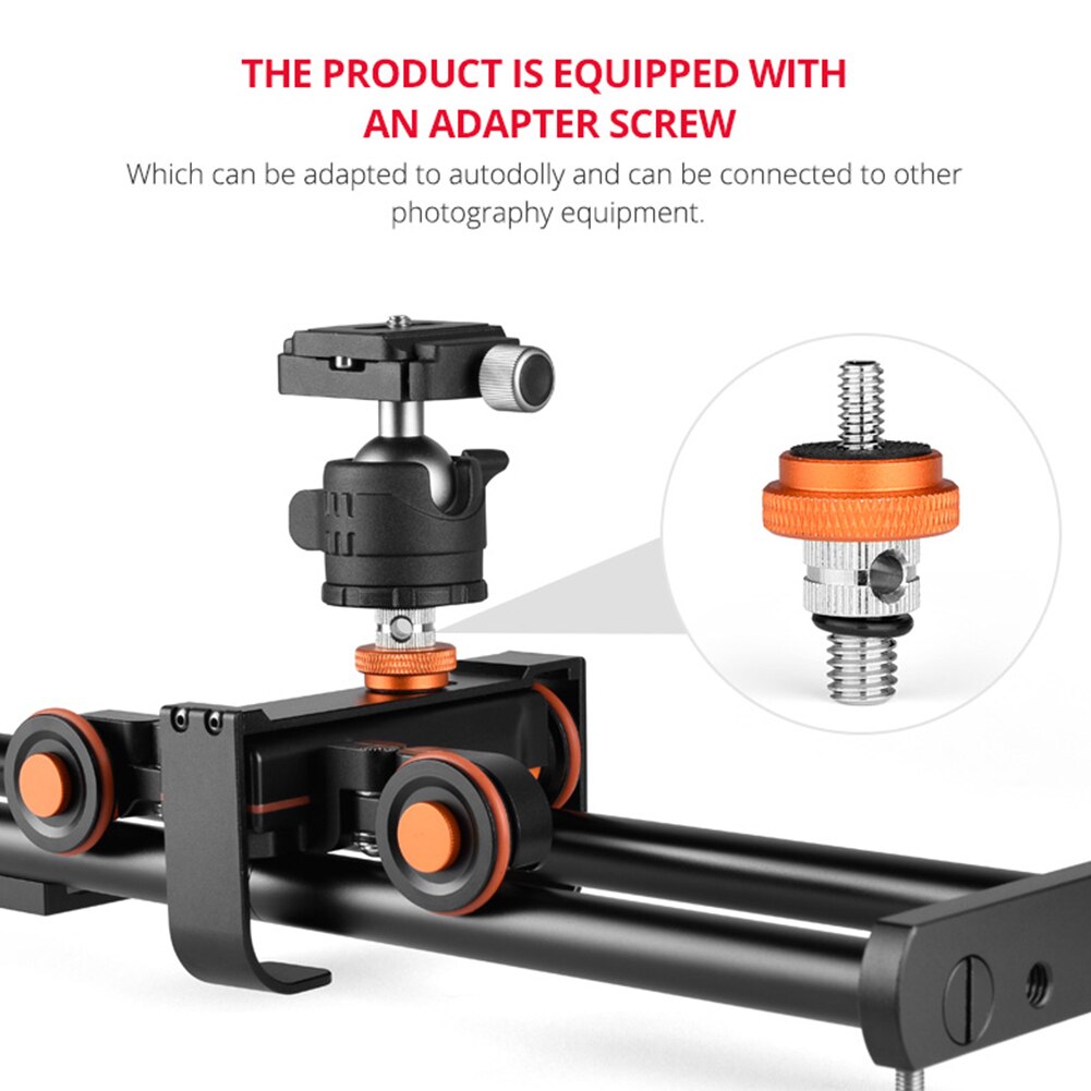 Camera Slider Stabilizer Rail SLR Camera Phone Slider Video Recording Electric Track Sliding Rail for YELANGU L60E