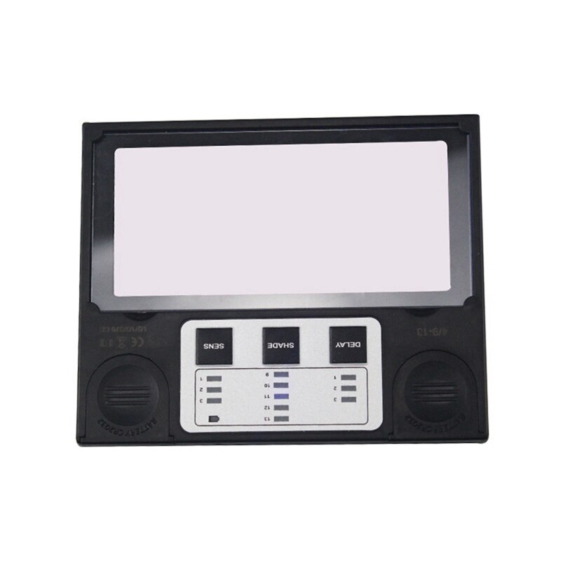 Welding Mask 92X42mm Automatic Dimming True Color Welding Mask with Large Field of View Solar Welding Protective Cover