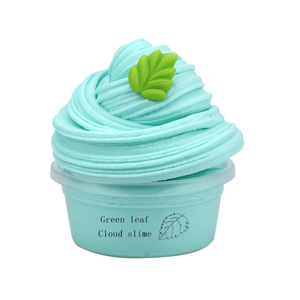 Funny DIY Slime Supplies Fruit Kit Cloud Slime Aromatherapy Pressure Children Slime To Antistress Kids Toys for Children