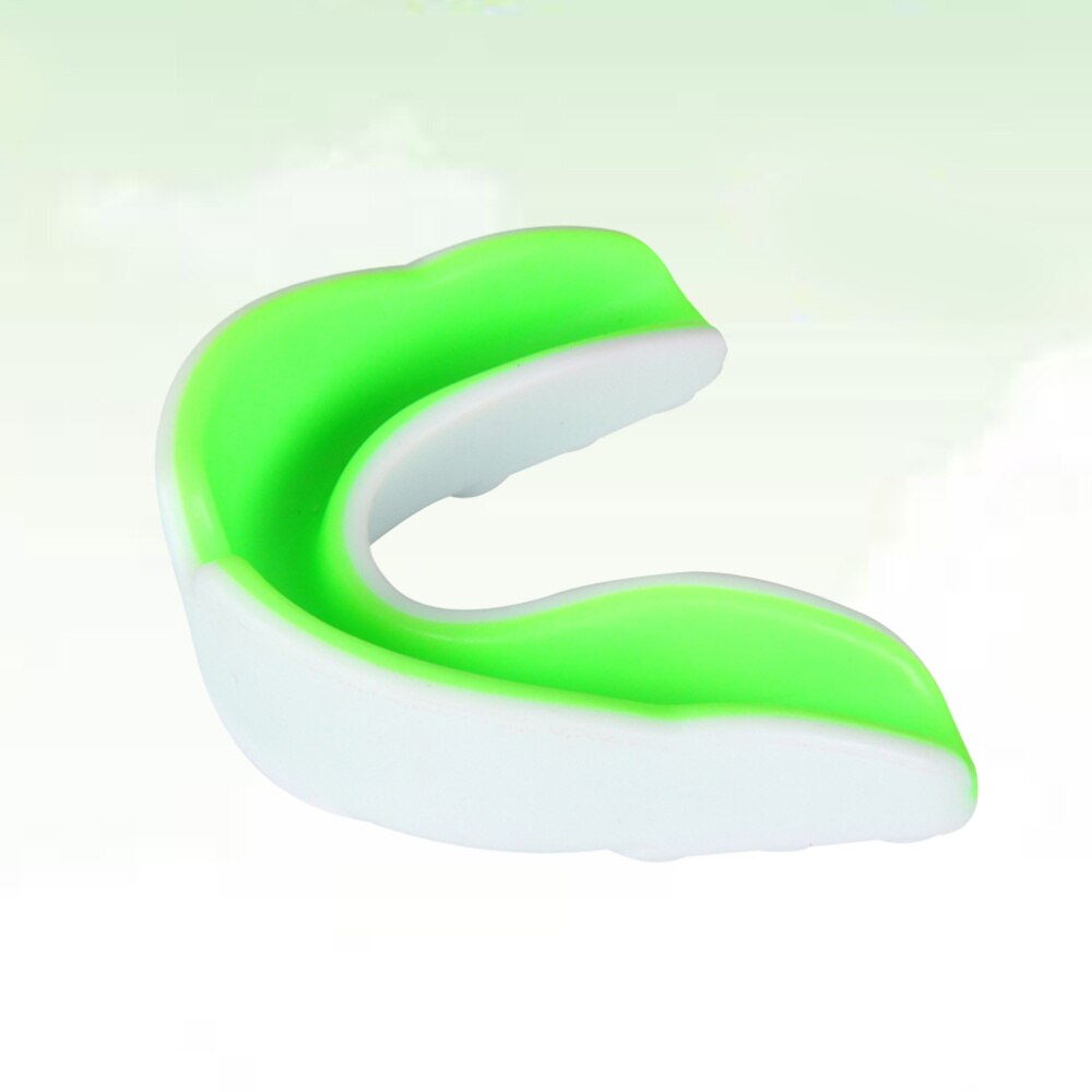 1 Pc Volwassen Gebitsbeschermer Sport Mouth Guard Tanden Bretels Protector Gum Shield Voor Sport Boksen Voetbal Hockey Rugby (Rood wit St: Picture 2