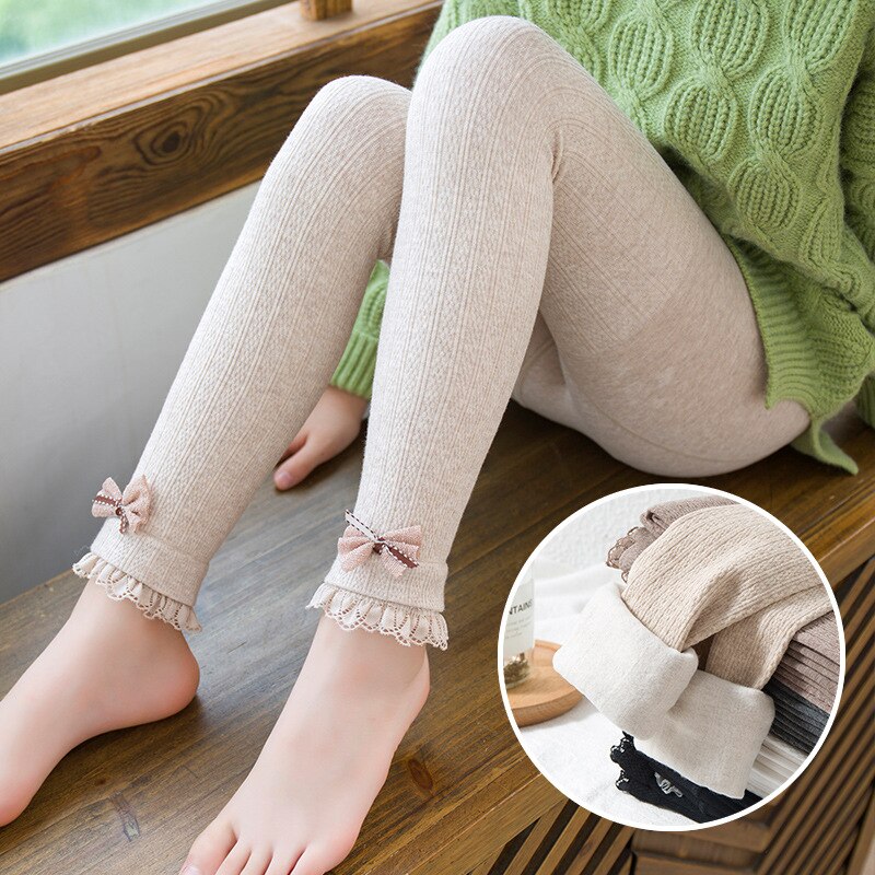 Leggings et pantalons chauds d'hiver pour filles, nouvelle Ins pour enfants de 2 à 11 ans,