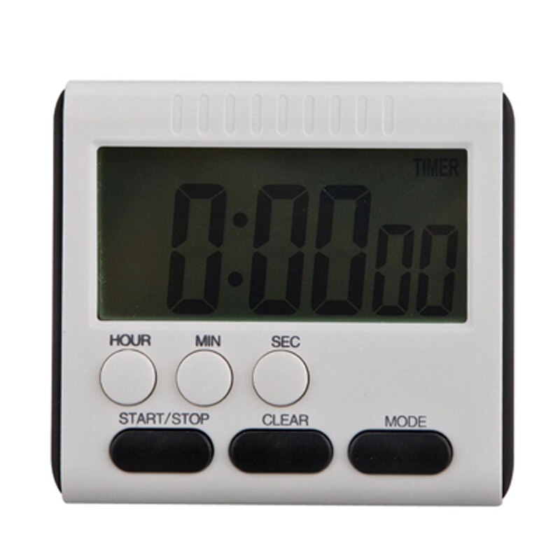 Digital Timer Large LCD Kitchen Timer Magnetic Count Up Down Alarm Clock 24 Hours Time Reminder with Stand Cooking timer