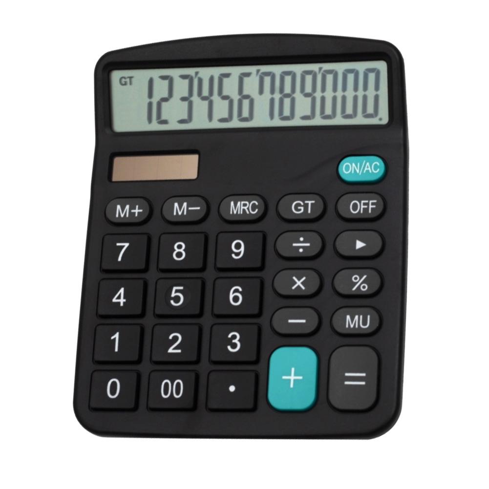 12-Digit Solar Dual Energy Calculator Financial Office Scientific Large Display Calculators for Tax Meeting Accountant Tools
