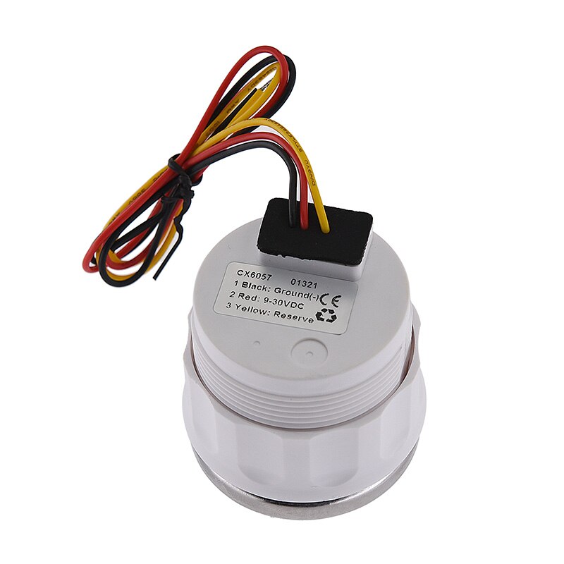 Universel 52mm bateau sablier étanche heures mètres temps jauges pour Marine voiture moto Yacht 9-32V rouge rétro-éclairage