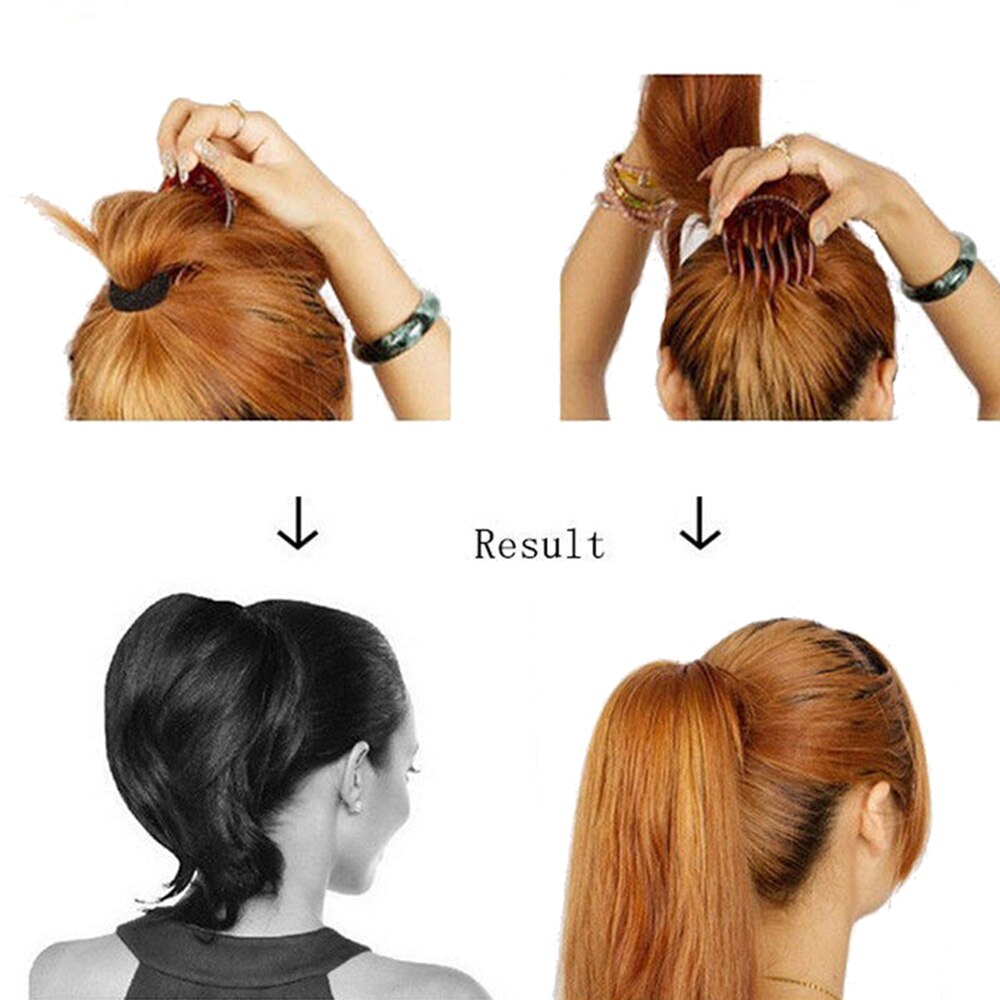 Kvinder fransk hår fletning fletning magisk hårspænde gafler hårnåle stylist kø twist fletning gør-det-selv frisure styling tilbehør