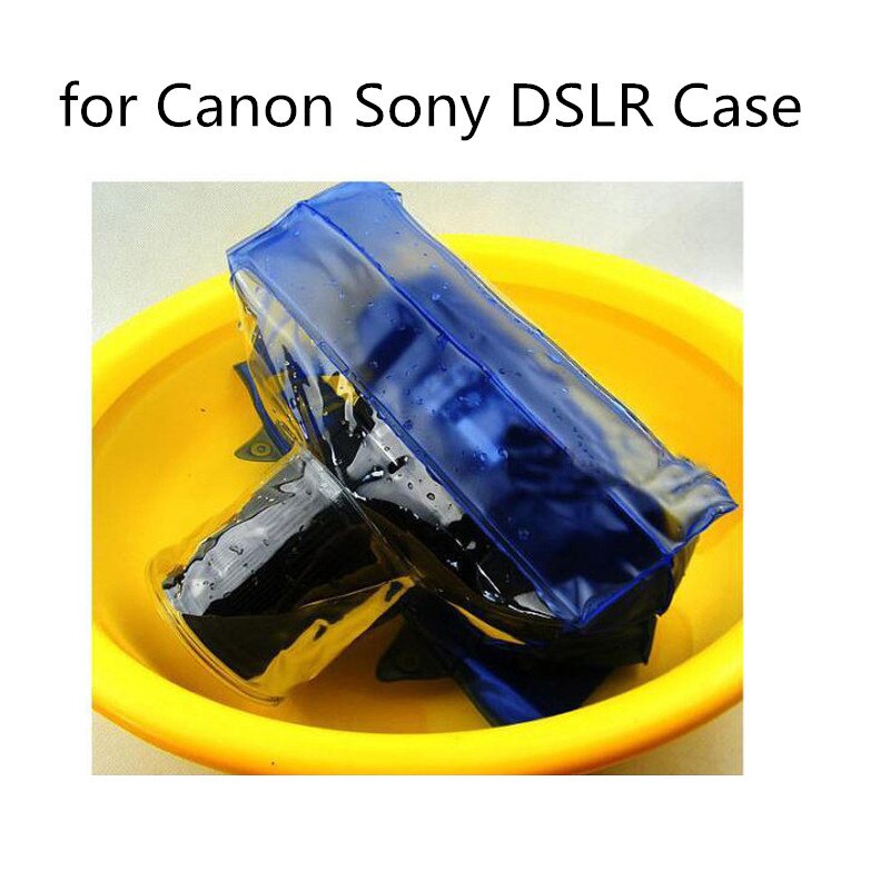 Waterdichte Transparante Camera Case Voor Canon Nikon Dslr Slr Onderwater Behuizing Pouch Case Pvc Digitale Camera Lens Droge Protector