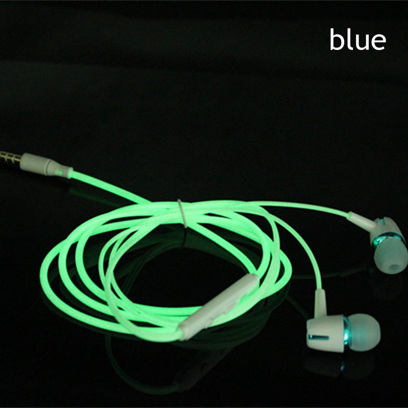 Original Remote Control Head phone For OPPO R15 R11 R17 R9 PLUS For Vivo X7 X9 X27 X29 X23 Luminous Mic Music Mobile Headphone: luminous blue