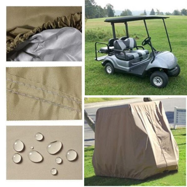 Waterproof Golf Cart Cover Rain 2/4 Passenger for Yamaha Club Car EZ-GO Model - Size S