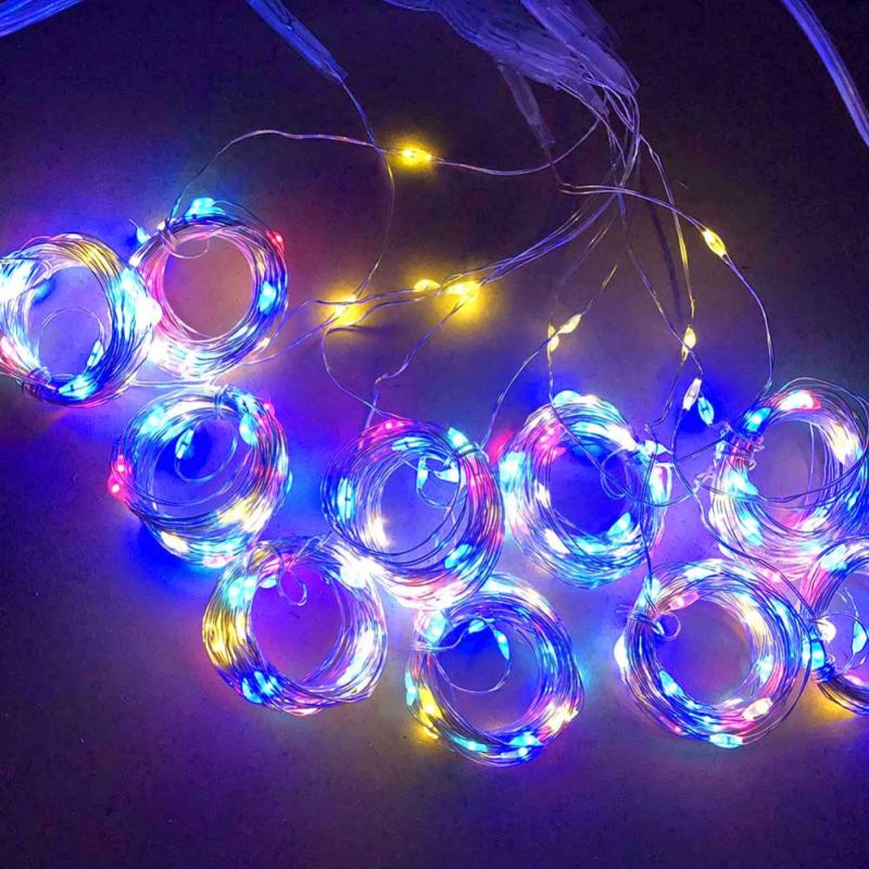 3x3/3x2/3x1m Led mariage fée chaîne lumière nouvel an lumière 200 Led fée guirlande lumineuse pour Garden Party maison rideau décoration: 3x3m colors