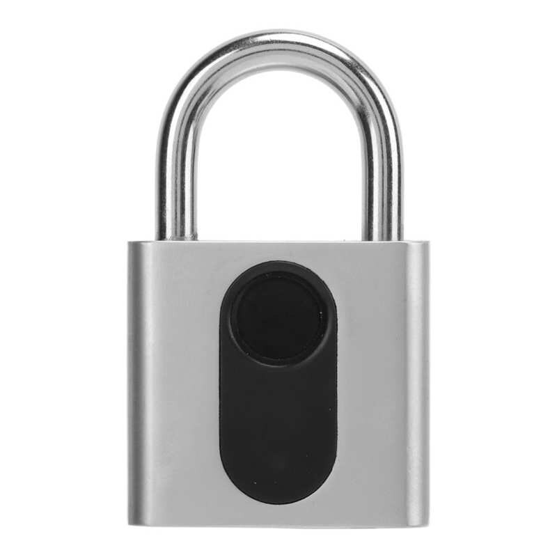 Fingerprint Lock Excellent Sealing Performance Bluetooth Fingerprint Padlock for Door for Backpack for Gym